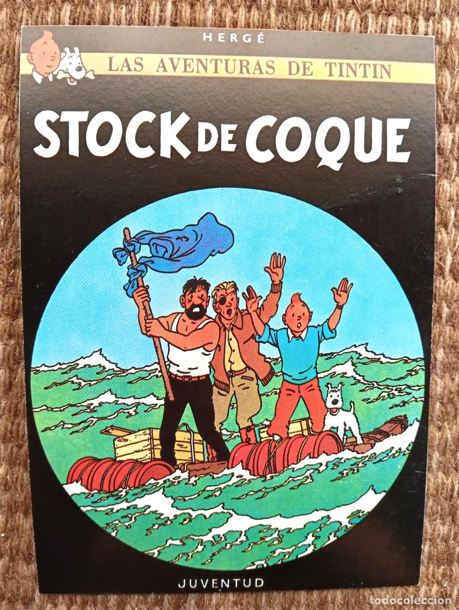 Postales: TINTIN - STOCK DE COQUE - HERGE