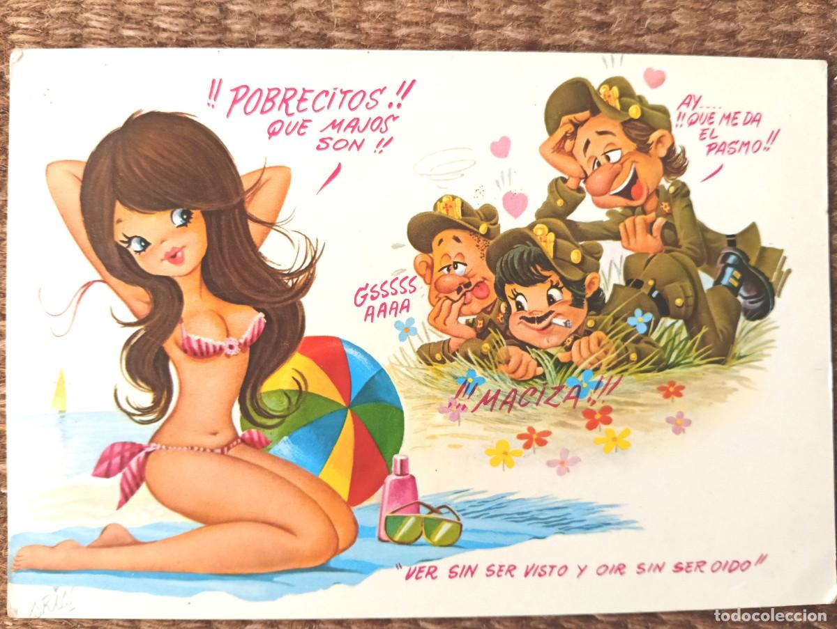 Postales: POSTAL DE LA MILI - ILUSTRACION ARIAS - ED. C Y Z