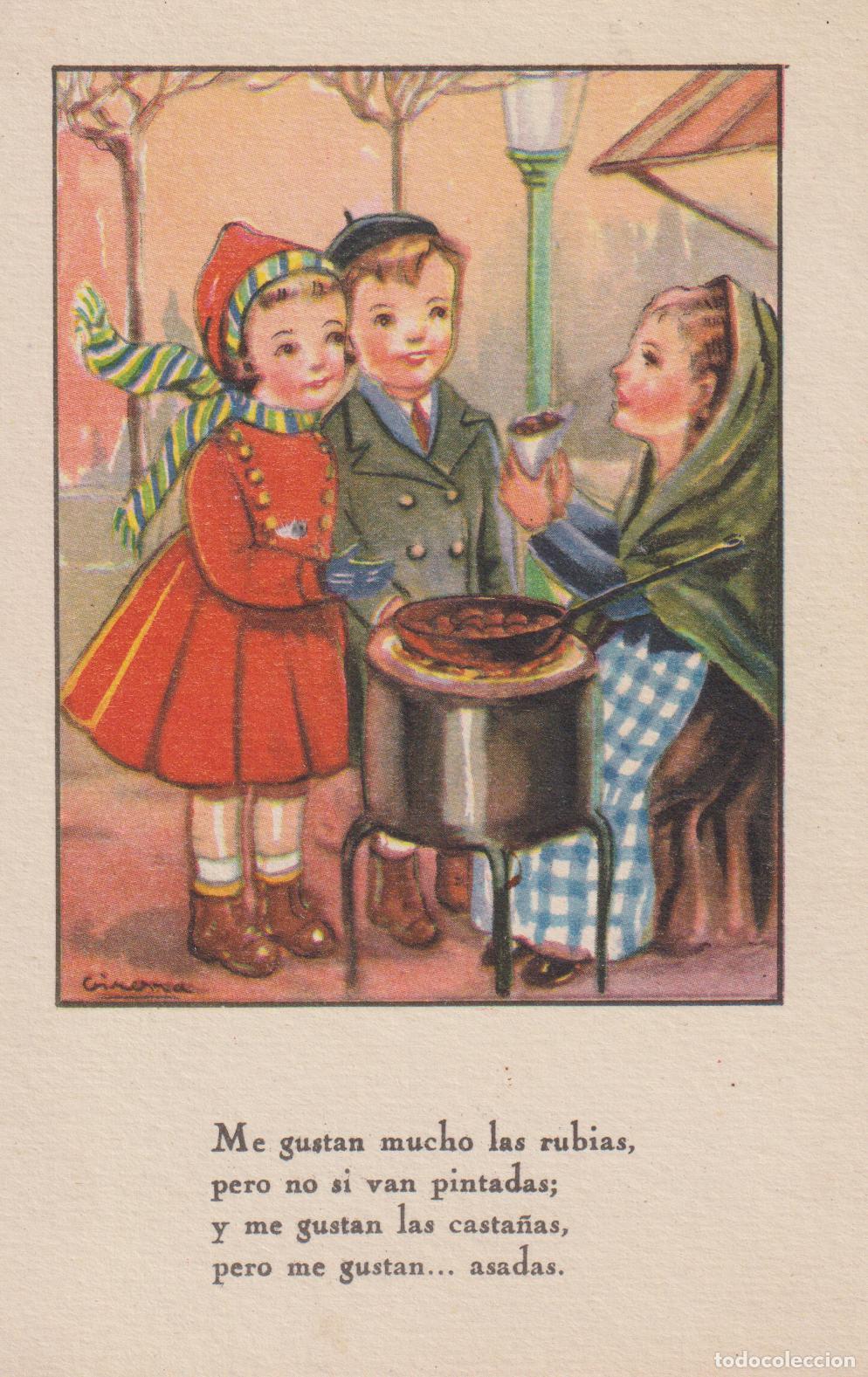 Postales: ILUSTRADOR: GIRONA, ME GUSTAN LAS RUBIAS &ndash; FENIX SERIE 3056 &ndash; ESCRITA 1957