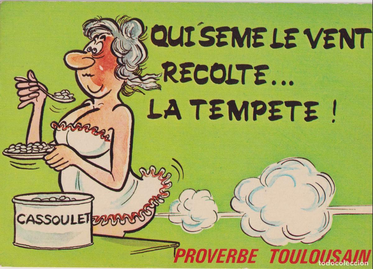 Postales: SERIE PROVERBES. QUI S&Egrave;ME LE VENT R&Eacute;COLTE LA TEMP&Ecirc;TE &ndash; EDITIONS LYNA 874 &ndash; ESCRITA