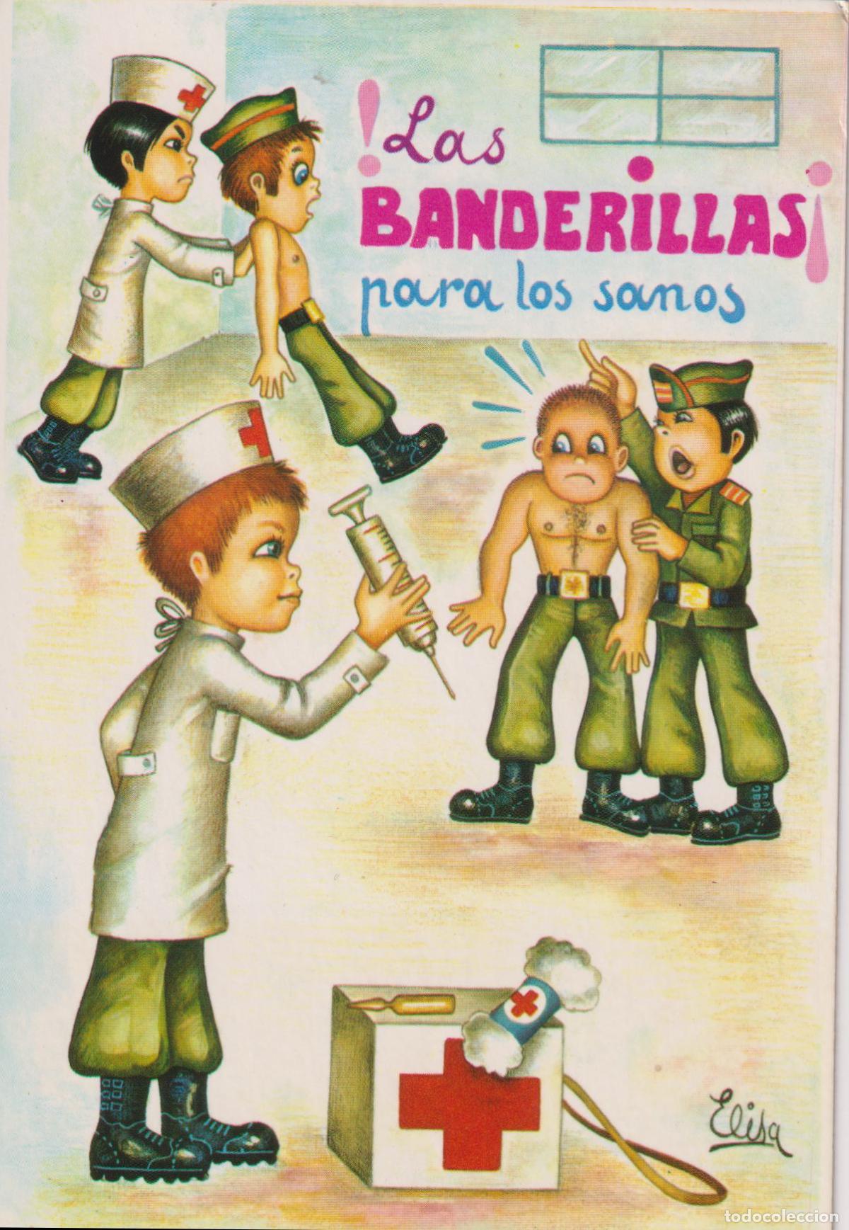 Postales: LAS BANDERILLAS PARA LOS SANOS &ndash; POSTALES VIKINGO 2040/1 &ndash; ESCRITA