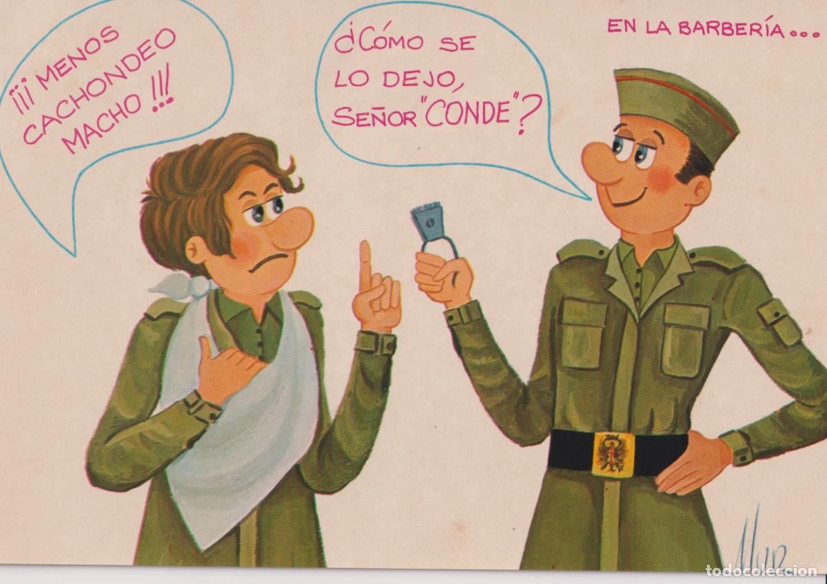 Postales: ILUSTRADOR: MUR, SE LO DEJO, SE&Ntilde;OR CONDE &ndash; EDITA CyZ 7522/31 D &ndash; ESCRITA