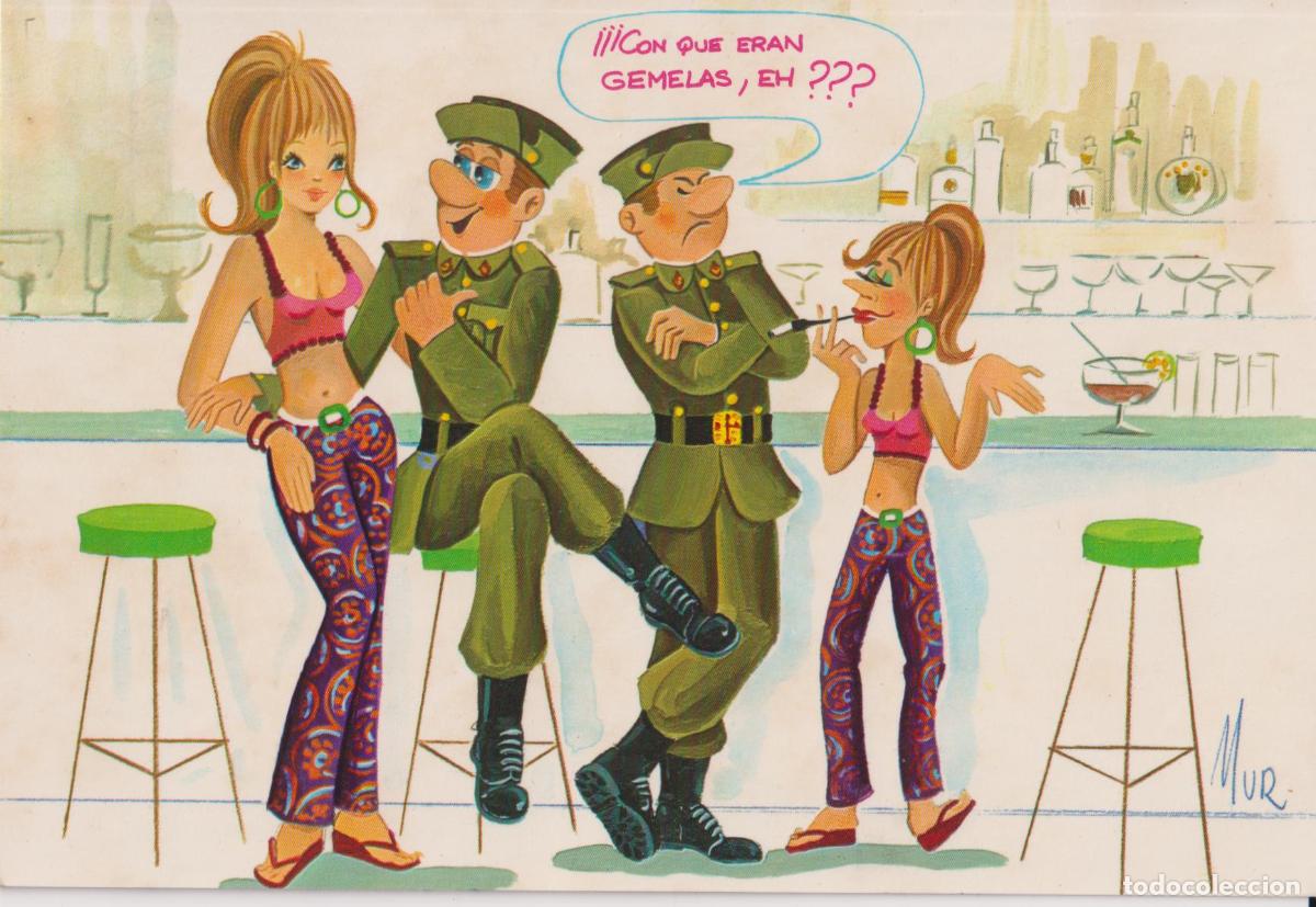 Postales: ILUSTRADOR: MUR, SON GEMELAS? &ndash; EDITA CyZ 7608/29 B &ndash; ESCRITA