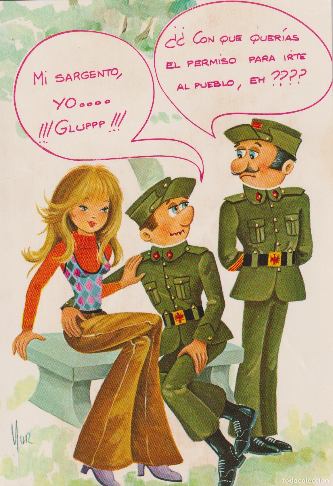 Postales: ILUSTRADOR: MUR, QUERIAS UN PERMISO? &ndash; EDITA CyZ 7678/29 D &ndash; ESCRITA