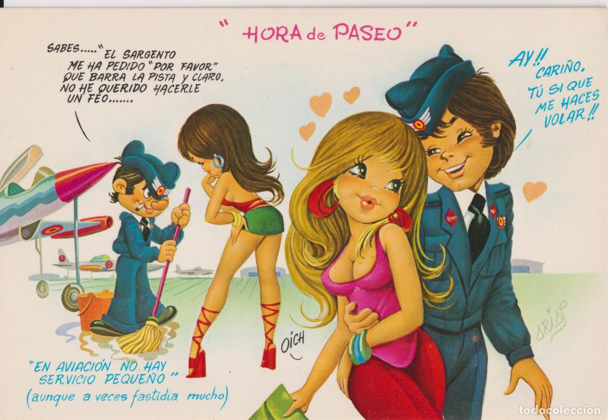 Postales: ILUSTRADOR: OICH, HORA DE PASEO &ndash; EDITA CyZ 7697/27 C &ndash; S/C