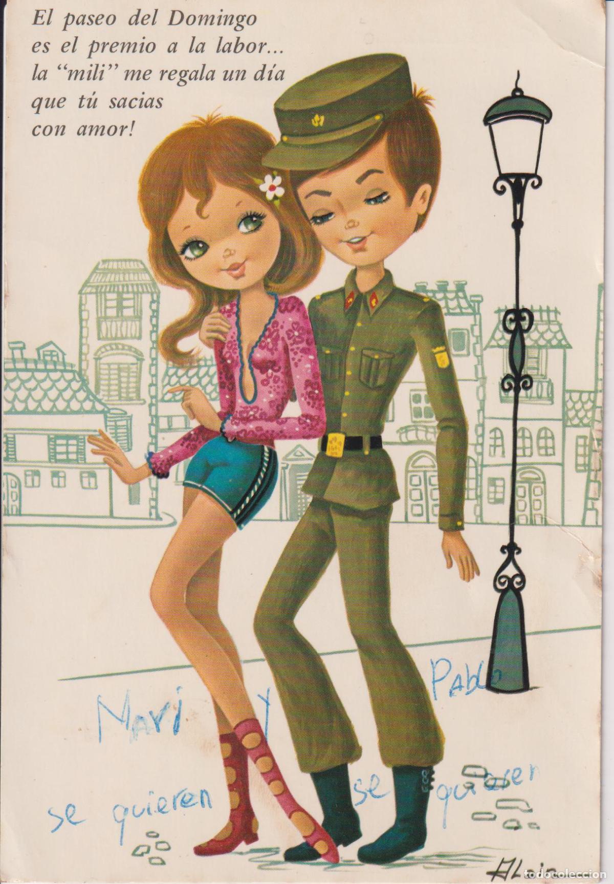 Postales: ILUSTRADOR: ALAIN, EL PASEO DEL DOMINGO &ndash; EDITA CyZ 7341/D &ndash; S/C