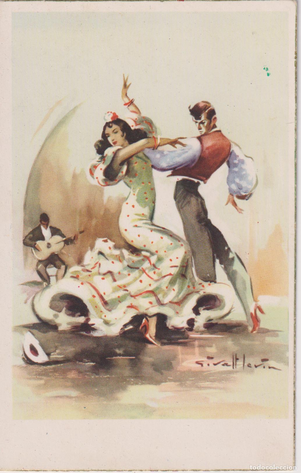 Postales: ILUSTRADOR: GIRALT LEIVA, SEVILLANAS &ndash; EDITA CyZ 511/A &ndash; S/C