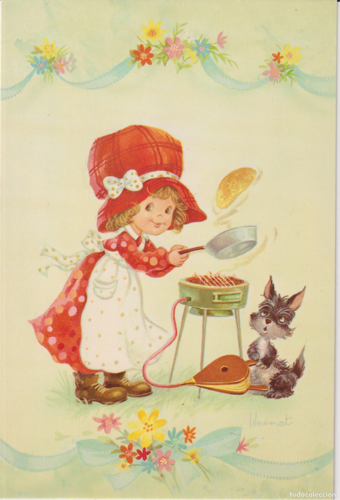 Postales: ILUSTRADOR: I.VERNET, COCINANDO &ndash; EDITA CyZ 6027/B &ndash; S/C
