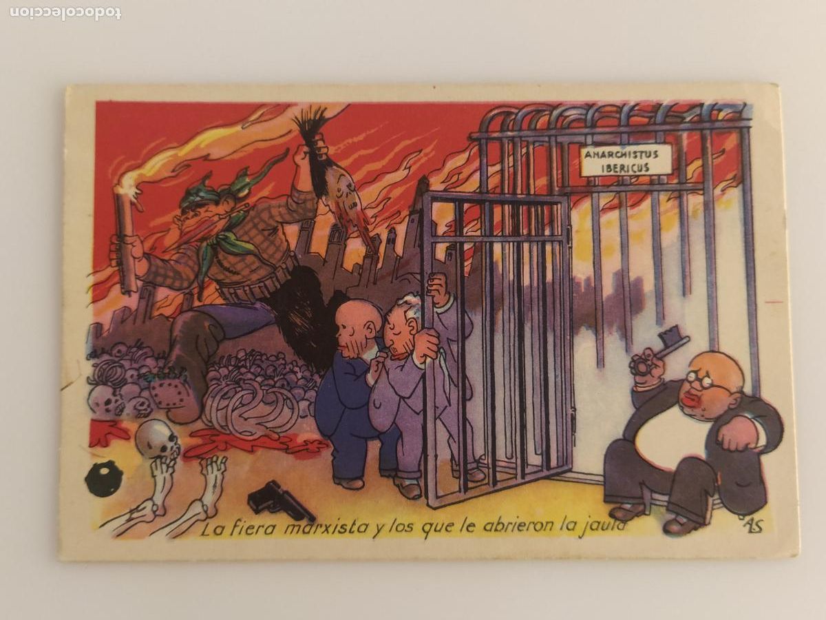 Postales: SATIRAS ANTIMARXISTAS - 1&ordf; SERIE N&ordm; 5 - IKON PLASTICA DE ARTE - POSTAL ANTIGUA -(116.277)
