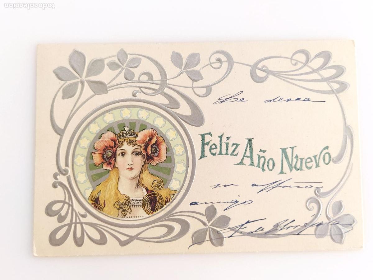 Postales: MODERNISMO - REVERSO SIN DIVIDIR - POSTAL ANTIGUA MODERNISTA -(116.279)
