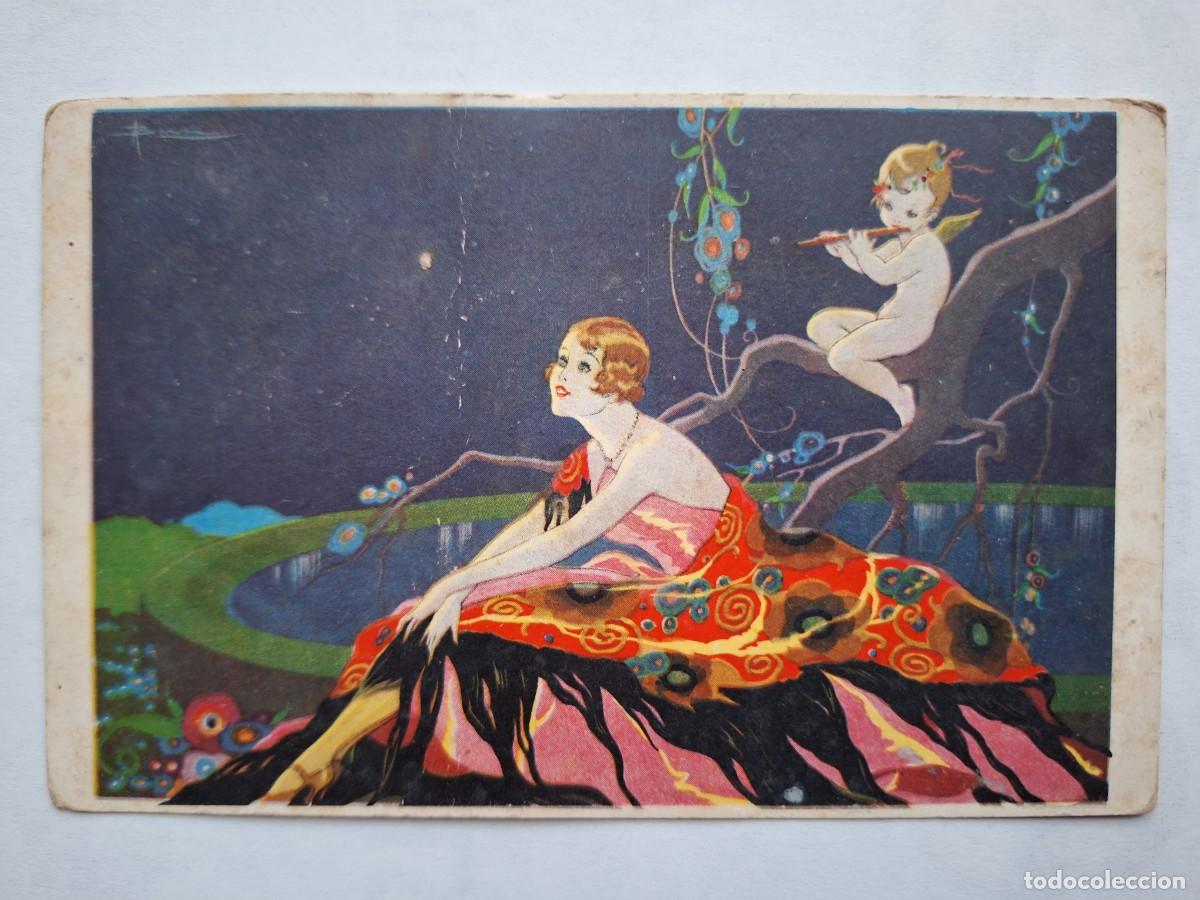 Postales: ANTIGUA POSTAL ILUSTRACION MODERNISTA RV 2976