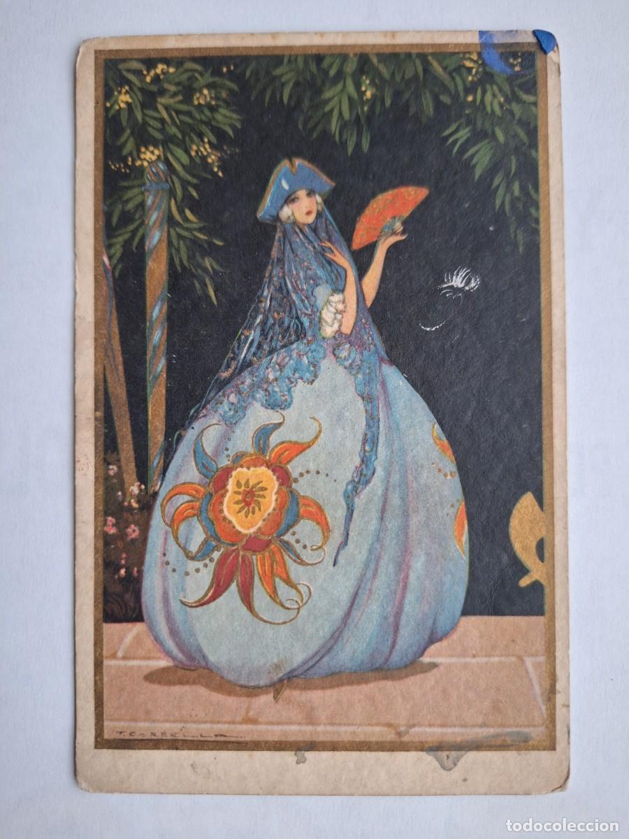 Postales: ANTIGUA POSTAL ILUSTRACION MODERNISTA RV 2977