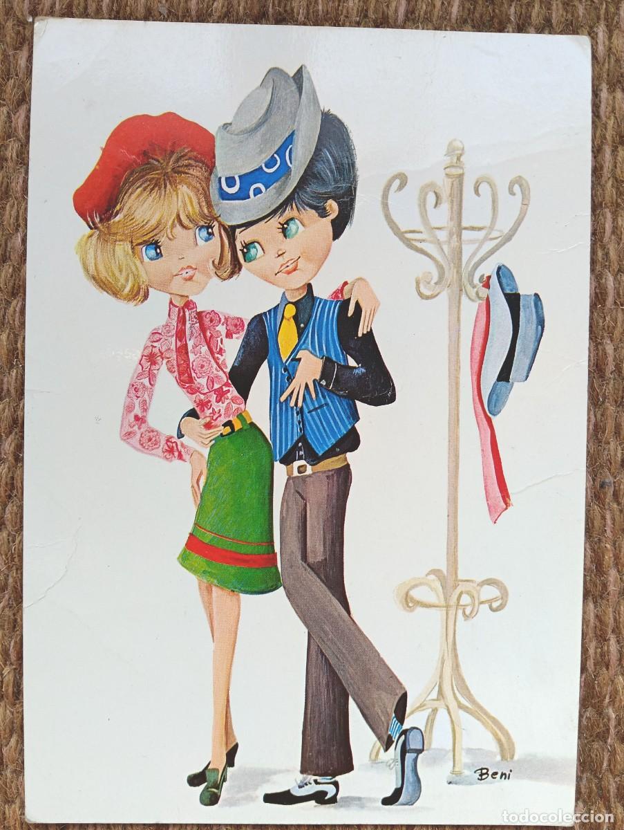 Postales: PAREJA DE NOVIOS - ILUSTRACION BENI - ED. C Y Z