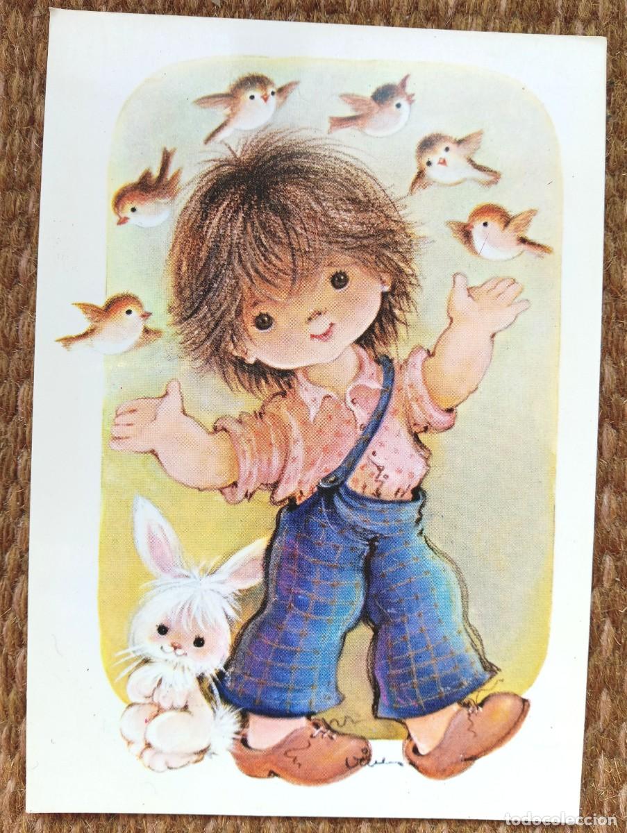 Postales: NI&Ntilde;O - ILUSTRACION VIVES - ED. EDICROMO