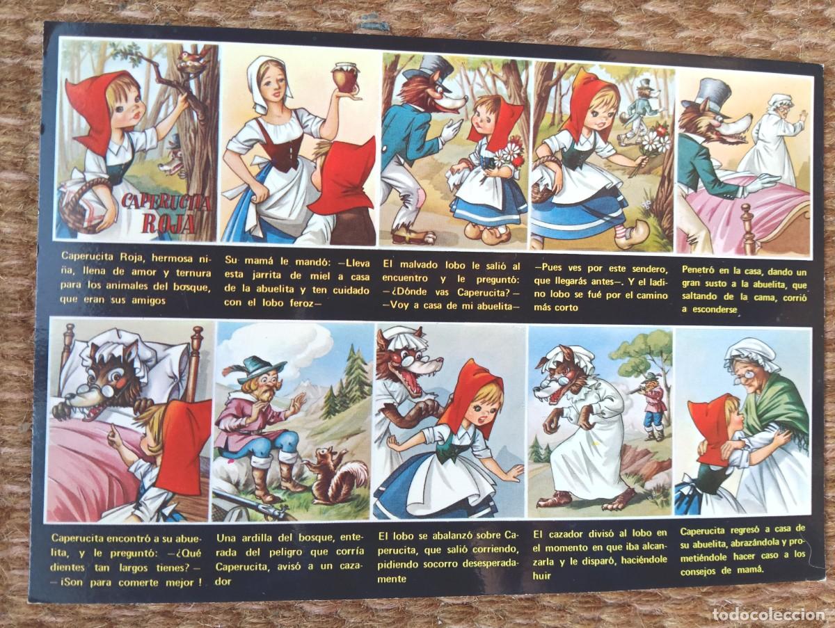 Postales: CAPERUCITA ROJA - SERIE ENSUE&Ntilde;O - ED. GARCIA GARRABELLA