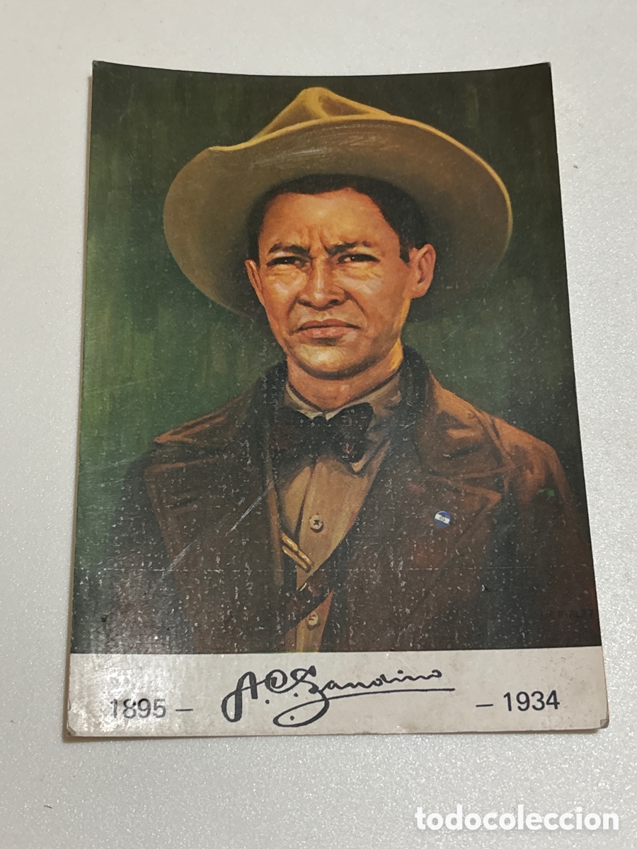 Postales: POSTAL DE AUGUSTO C&Eacute;SAR SANDINO , H&Eacute;ROE NUCARAG&Uuml;ENSE