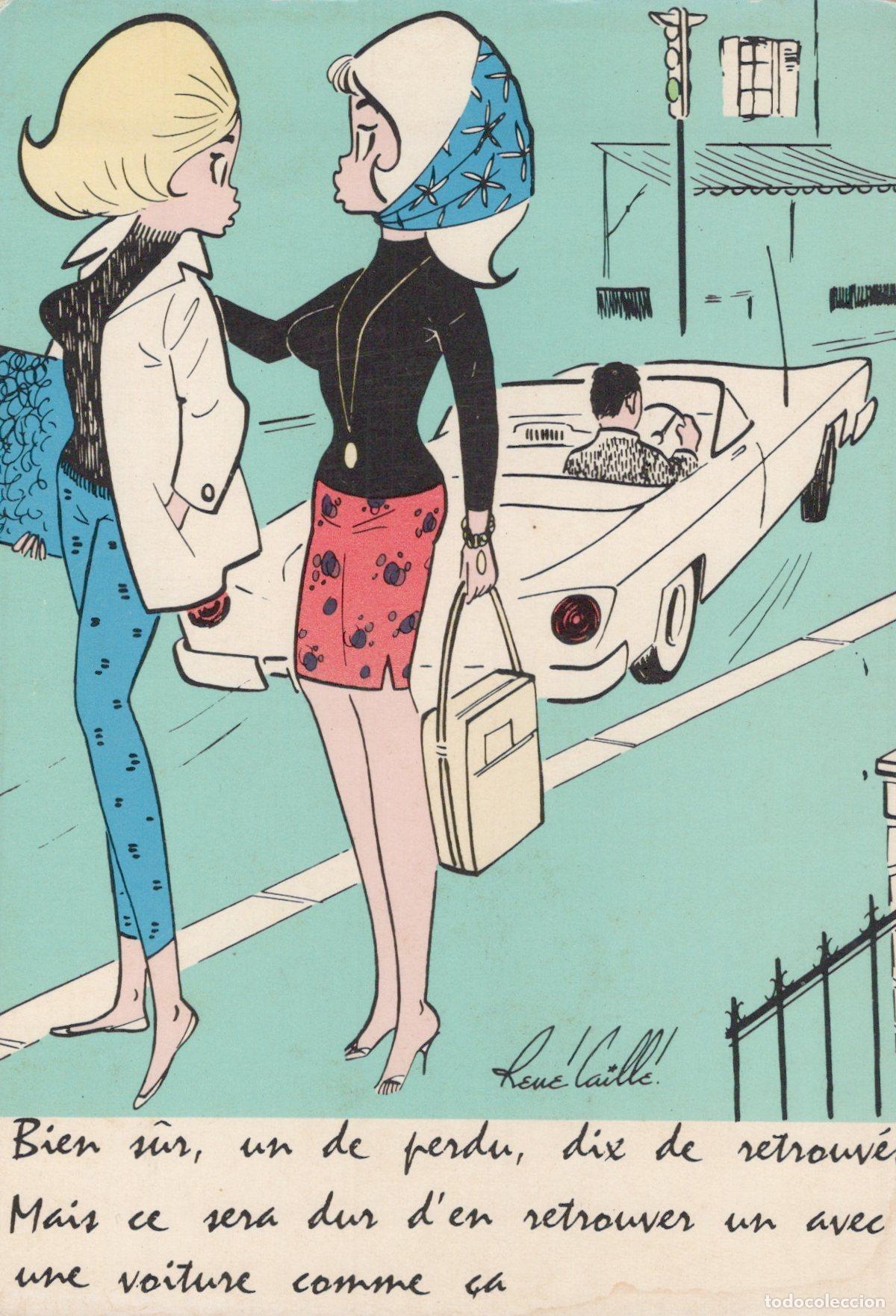 Postales: Humour Cartoon Couple Bathroom *YAG088