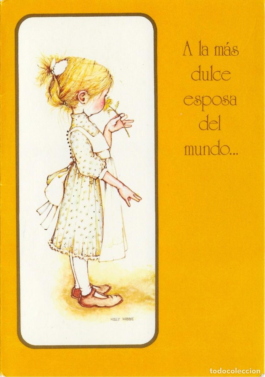 Postales: 0979K - HOLLY HOBBIE- ORIGINAL DE &Eacute;POCA 25.SEA.45.051 - DIPTICA 17X11,8 CM