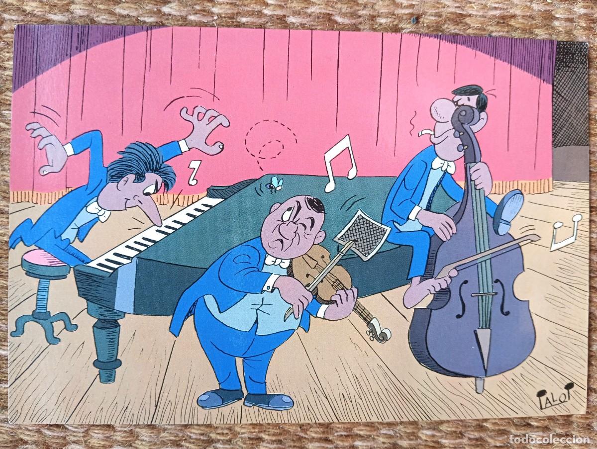 Postales: MUSICOS - ILUSTRACION PALOP - CENTRE CULTURAL BANCAIXA