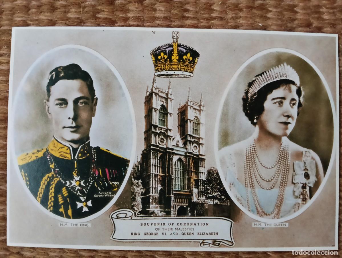 Postales: CORONACION DEL REY GEORGE VI Y LA REINA ELIZABETH - ED. HISTORIA GRAFICA DEL SIGLO XX