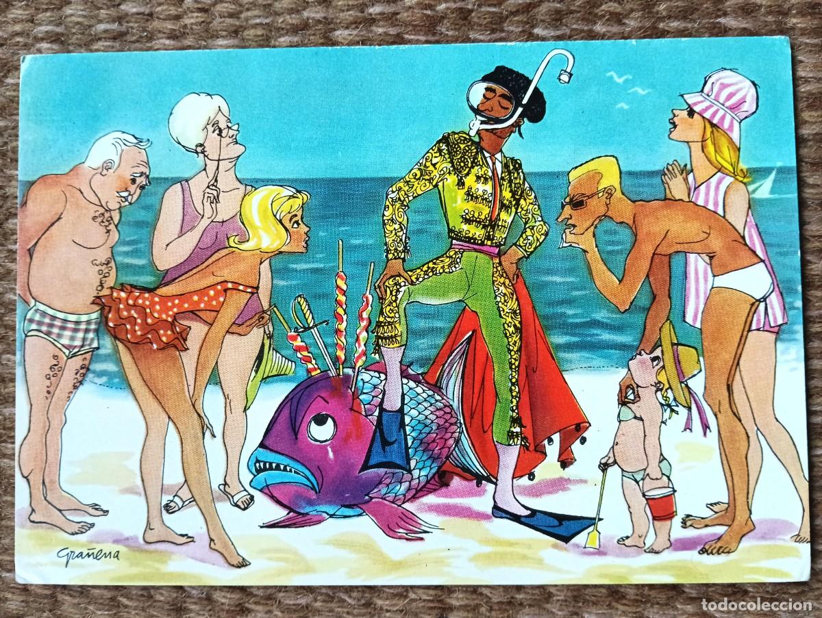 Postales: spanistyp - ilustracion gra&ntilde;ena - ed. avil