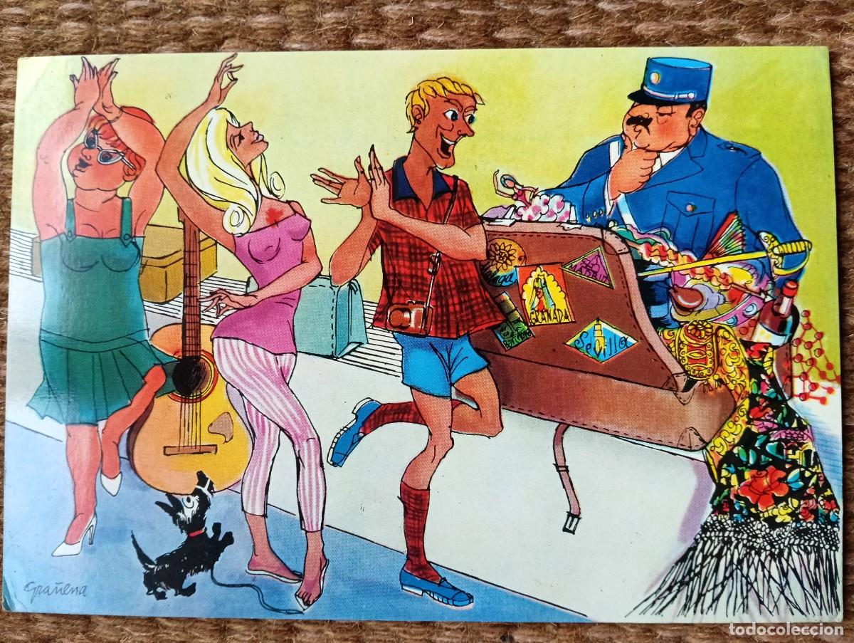 Postales: spanistyp - ilustracion gra&ntilde;ena - ed. avil