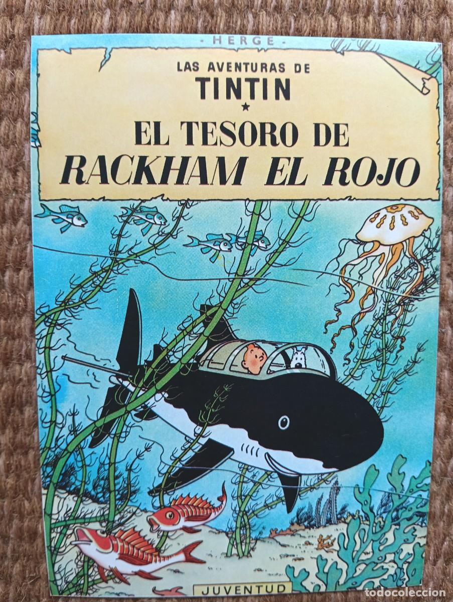 Postales: TINTIN - EL TESORO DE RACKHAM EL ROJO - HERGE