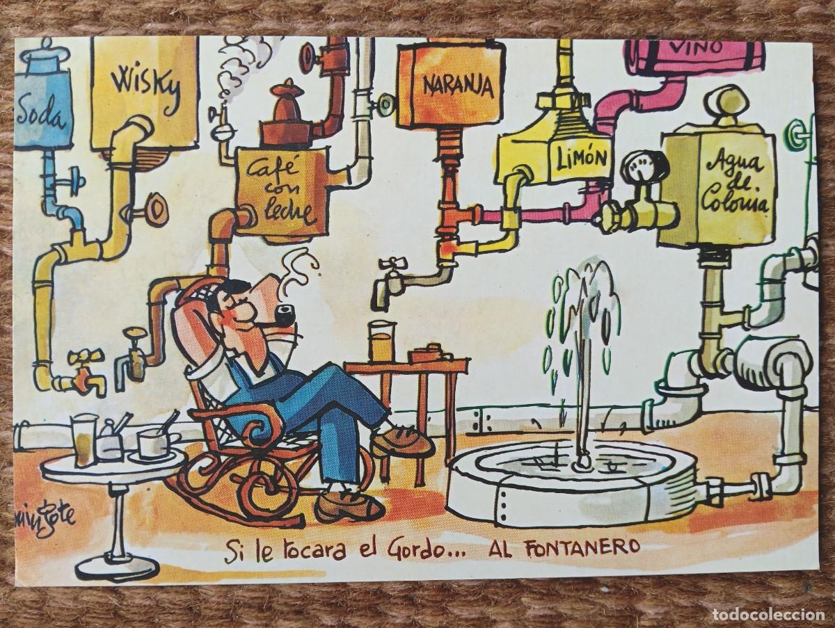 Postales: MINGOTE - ILUSTRACION PARA POSTAL DE LA LOTERIA NACIONAL