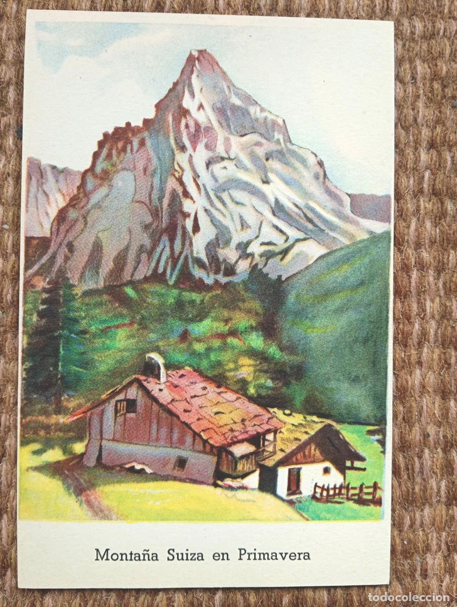 Postales: MONTA&Ntilde;A SUIZA EN PRIMAVERA