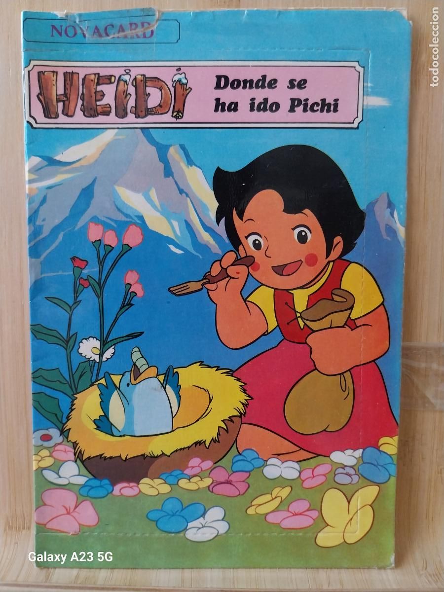 Postales: GITANITOS ORTIZ HEIDI DONDE SE HA IDO PICHI NOVOCARD POSTAL CUENTO PROMO PASTELITOS A&Ntilde;O 1975