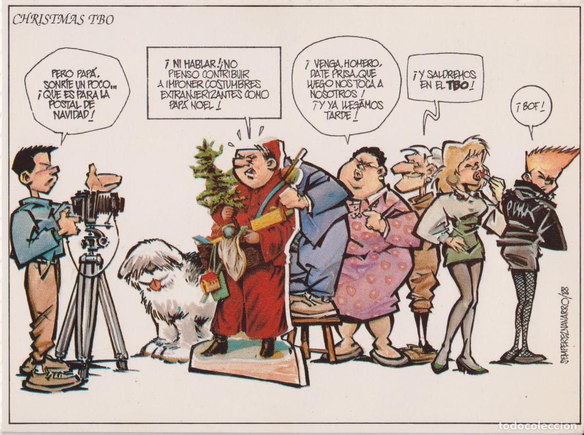 Postales: ILUSTRADOR: SEM PEREZ NAVARRO, FELICIDADES, CHRISTMAS TBO &ndash; EDICIONES B &ndash; S/C