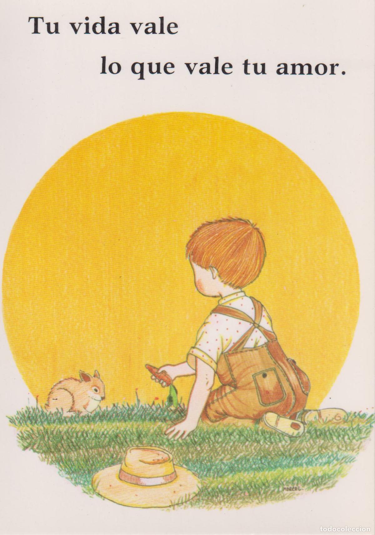 Postales: ILUSTRADOR: DESCONOCIDO, TU VIDA VALE LO QUE VALE TU AMOR - ATA &ndash; S/C