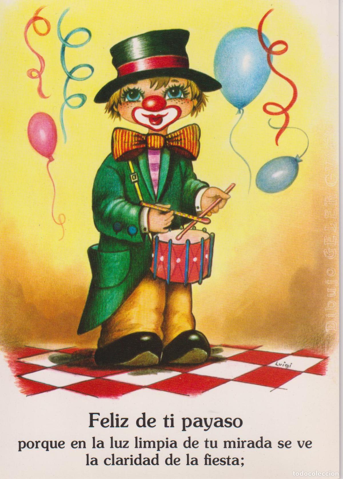 Postales: ILUSTRADOR: LUIGI, FELIZ DE TI PAYASO, BIENAVENTURANZAS DE PAYASO - ATA 7 &ndash; S/C