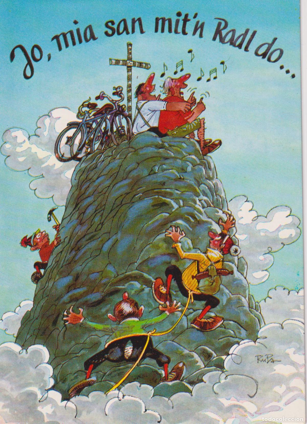 Postales: ILUSTRADOR: RUDOLF PASTER (RUPA), &iexcl;S&Iacute;, ESTAMOS AQU&Iacute; CON LA BICICLETA! - COSY &ndash; S/C