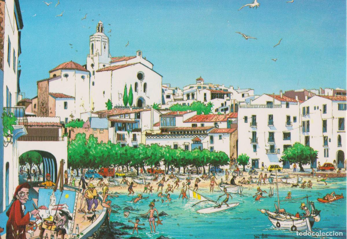 Postales: ILUSTRADOR: JOHN LODI, FANTASIA ARTISTICA, CADAQUES &ndash; SUNNYPOST &ndash; S/C