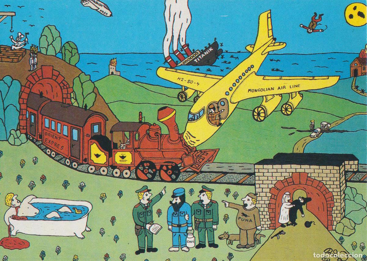 Postales: ILUSTRADOR: FRANTI&Scaron;EK RINGO ČECH, D&Iacute;A DESASTROSO, ESTILO NA&Iuml;F &ndash; S/C