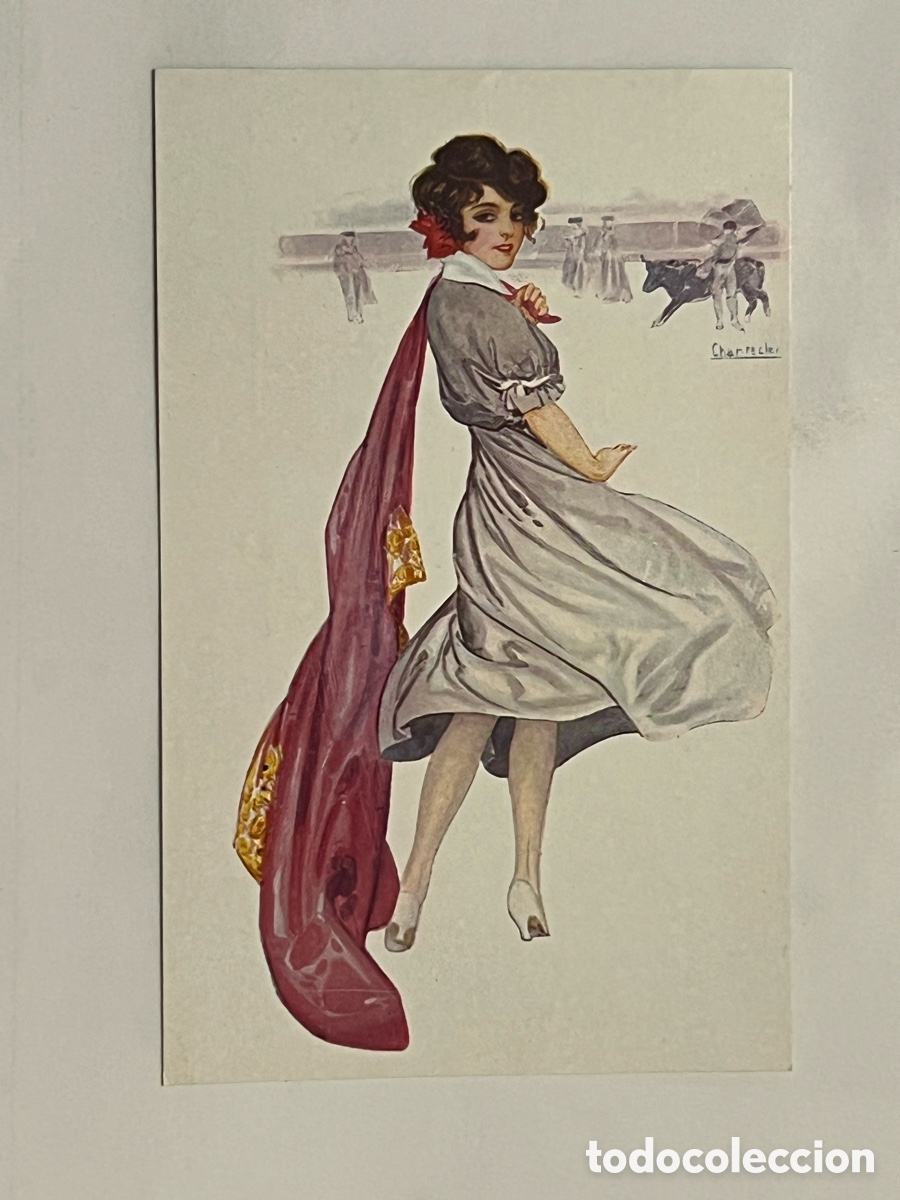 Postales: POSTAL. TIPO MUJER TORERA No.861 - CHANTECLER.. EDICIONES VICTORIA. N.COLL SALIETI