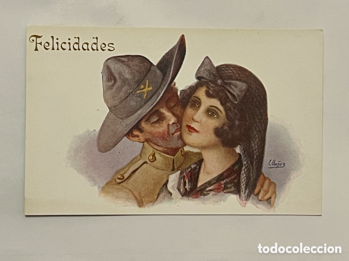 Postales: POSTAL.. EL ADI&Oacute;S A LA NOVIA No.907.- J. IBA&Ntilde;EZ, Ediciones Victoria, N. Coll Salieti
