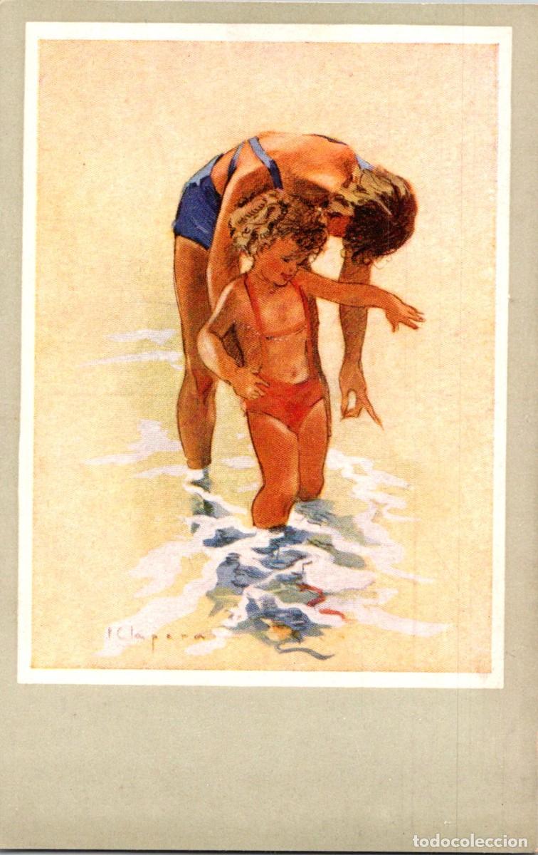 Postales: Apuntes de Pedro Clapera - Serie A n&ordm; 2 - Ed. Huecograbado Planas - 137x87mm