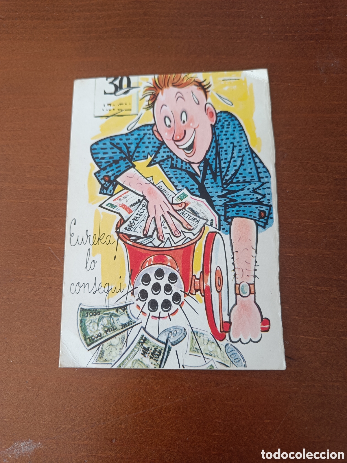 Postales: Postal humor&iacute;stica vintage