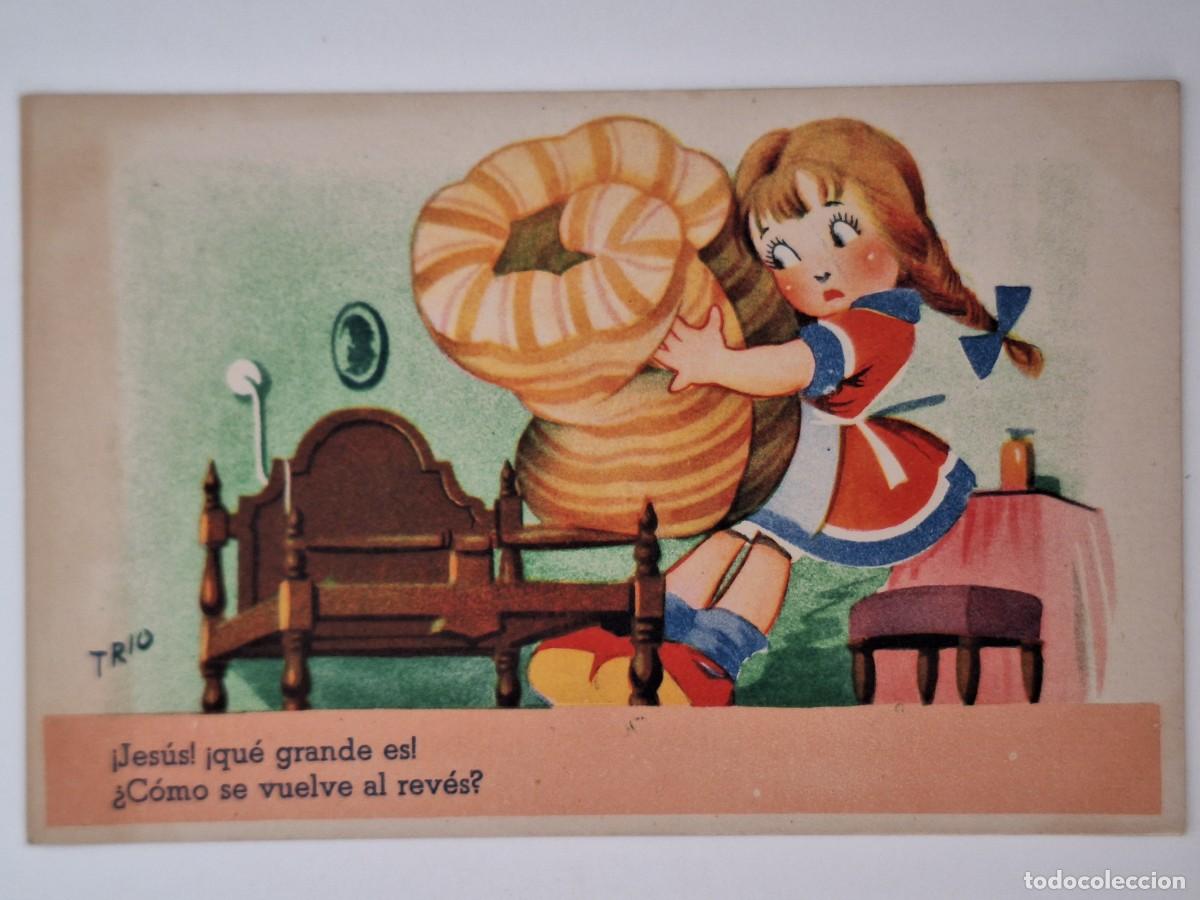 Postales: TARJETA POSTAL VALENCIA 1945 ILUSTRACION TRIO RV-3120