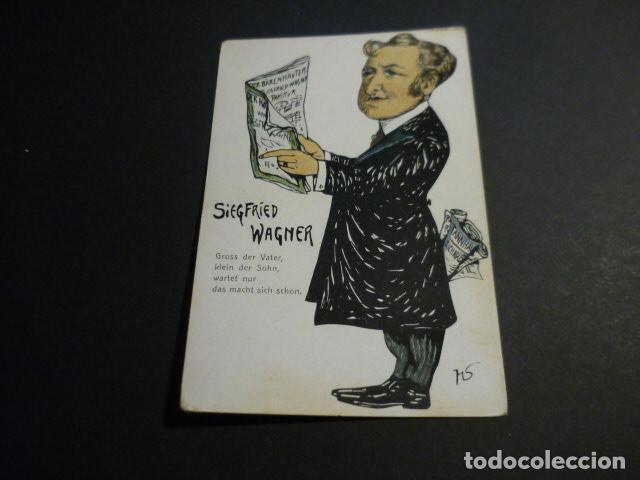 Postales: SIEGFRIED WAGNER COMPOSITOR POSTAL COMICA - Foto 1
