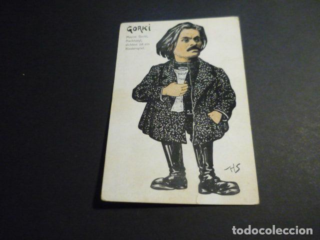 Postkarten: MAXIMO GORKI POLITICO POSTAL COMICA