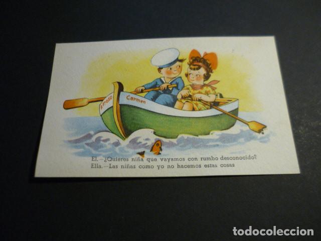 Cartoline: NI&Ntilde;OS EN BARCA POSTAL
