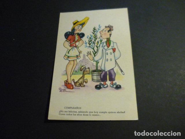 Postais: CUMPLEA&Ntilde;OS POSTAL OSCAR DANIEL ILUSTRADOR