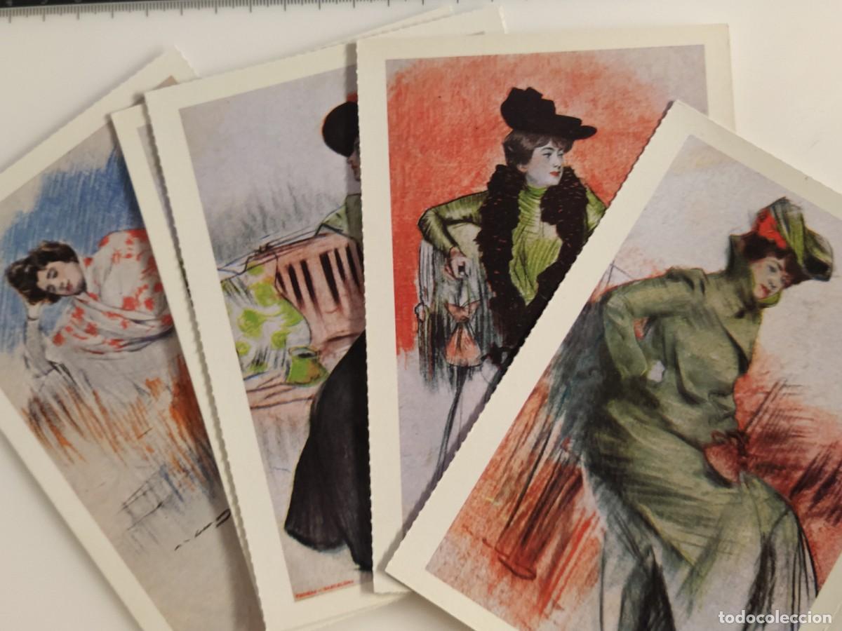 Postales: RAMON CASAS - COLECCION DE 8 POSTALES DE REPRODUCCION -VER FOTOS