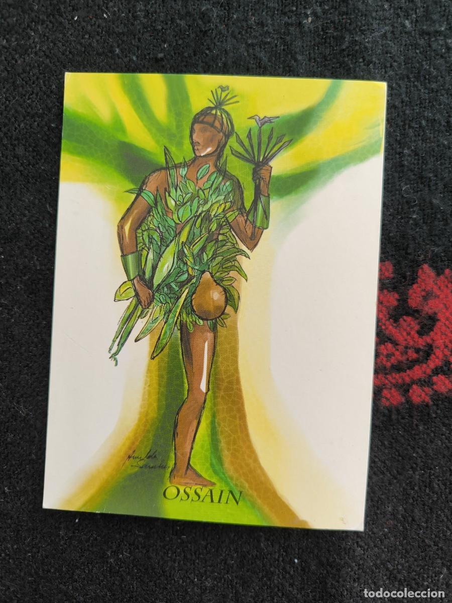 Postales: Postal Art&iacute;stica Orisha Ossain &ndash; Ilustraci&oacute;n De Arte Yoruba Para Coleccionistas