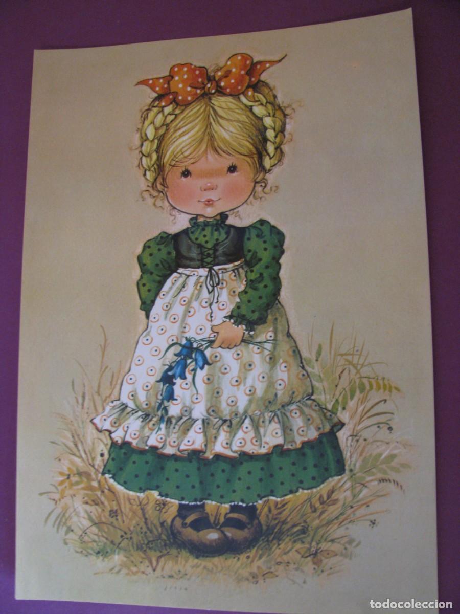 Postales: LAMINA DE ILUSTR. MARY MAY. 30X21 CM. ED. PERLA.
