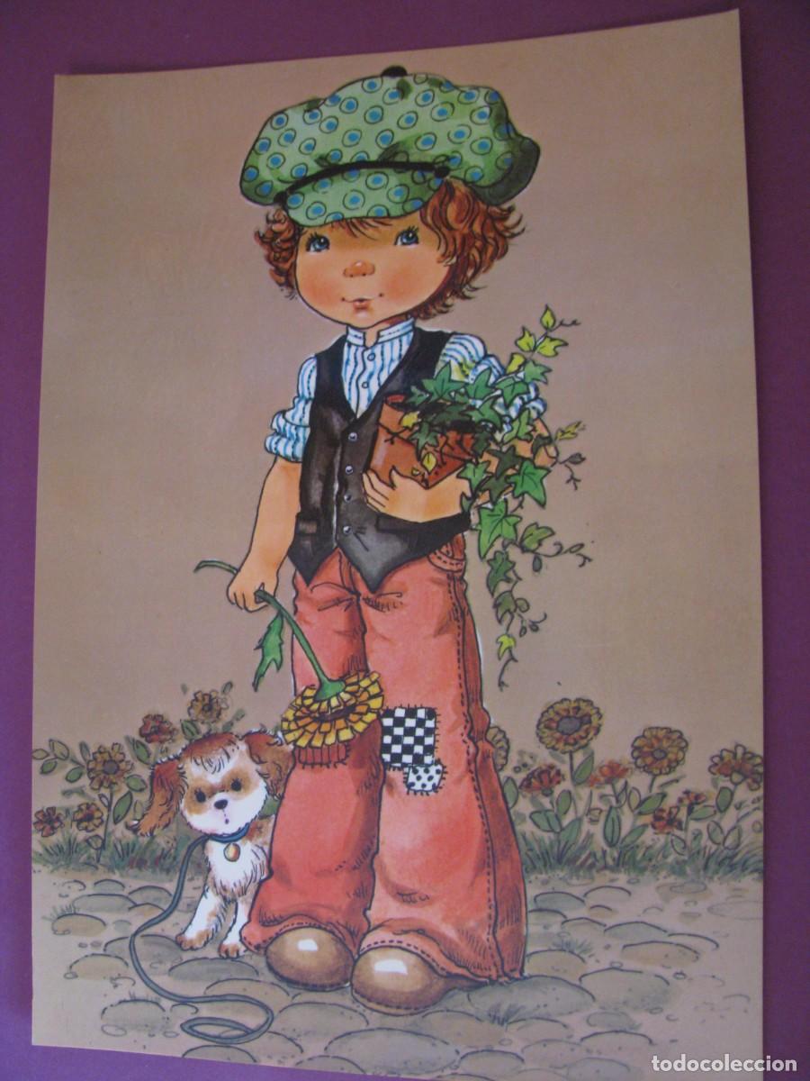 Postales: LAMINA DE ILUSTR. MARY MAY. 30X21 CM. ED. PERLA.