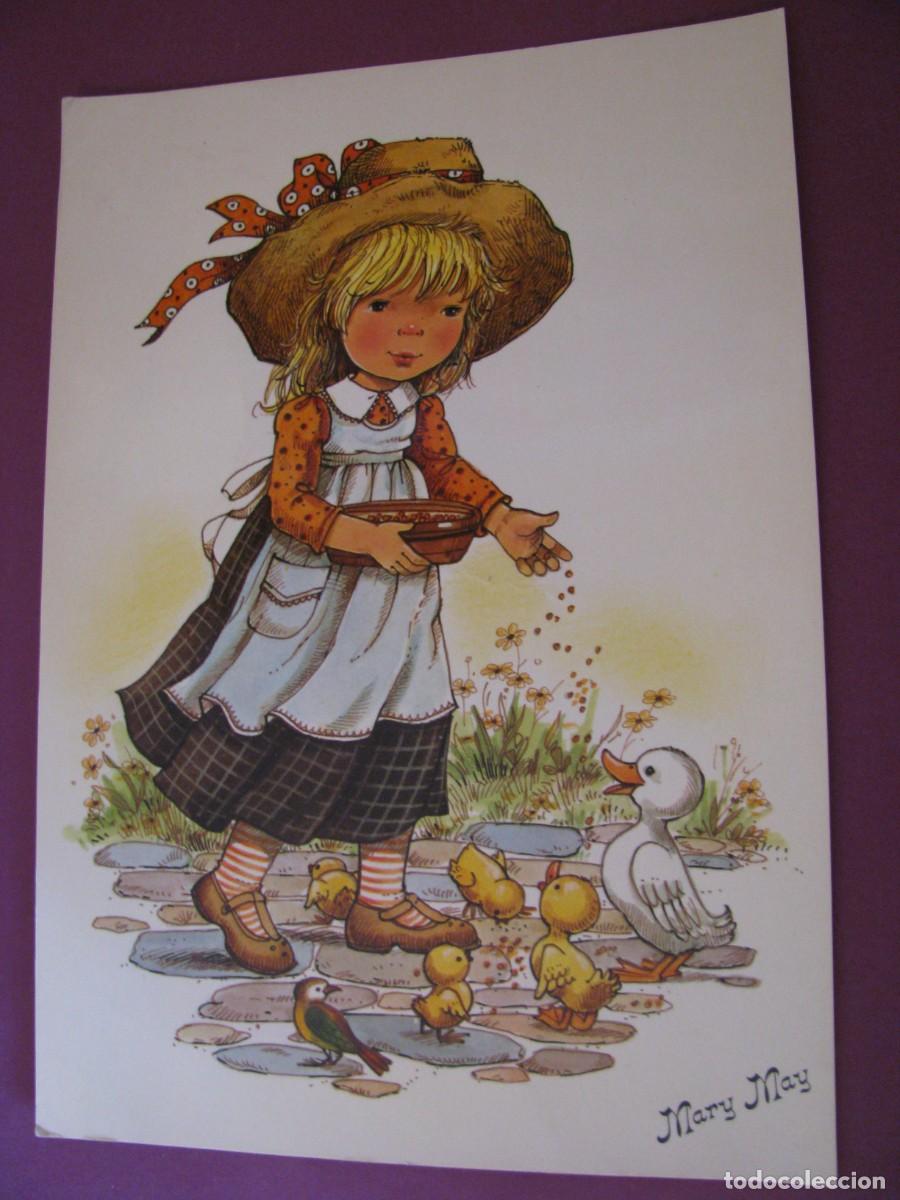 Postales: LAMINA DE ILUSTR. MARY MAY. 30X21 CM. ED. PERLA.